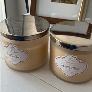 *NO BUNDLES* 2 White Barn 'Vanilla Bean' Candles